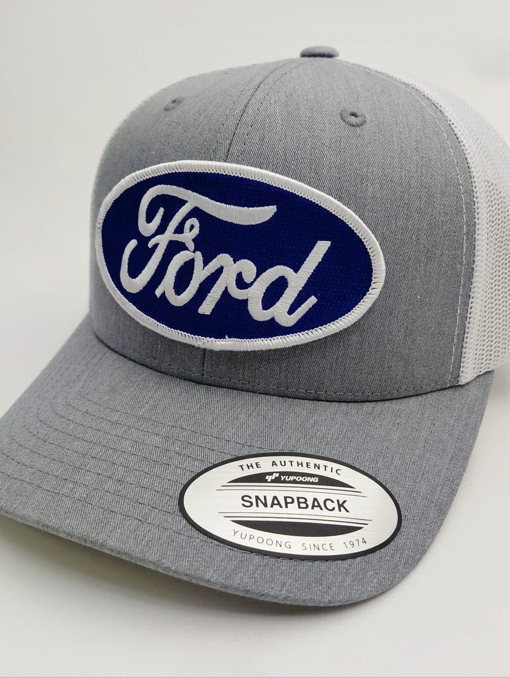 Ford Embroidered Patch Yupoong Trucker Cap Hat Mesh Snapback
